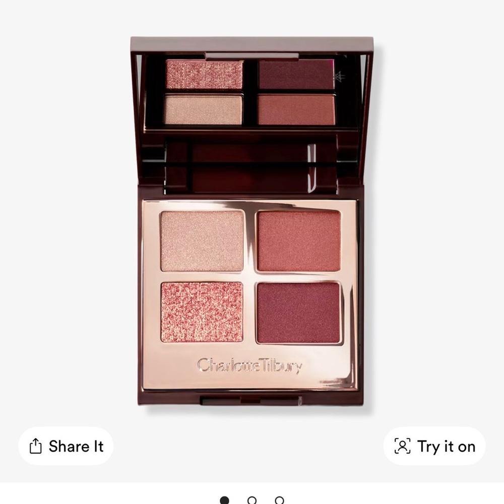 Charlotte Tilbury Rosy Peach Eyeshadow Quad - Pink, Peach & Rose Gold